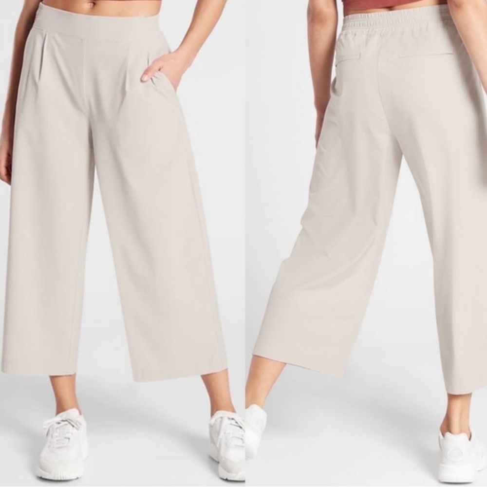 Athlete brooklyn wide leg crop pant